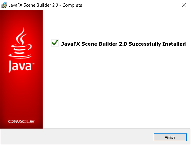 Step 4 - JavaFX Scene Builder 2.0 on Windows