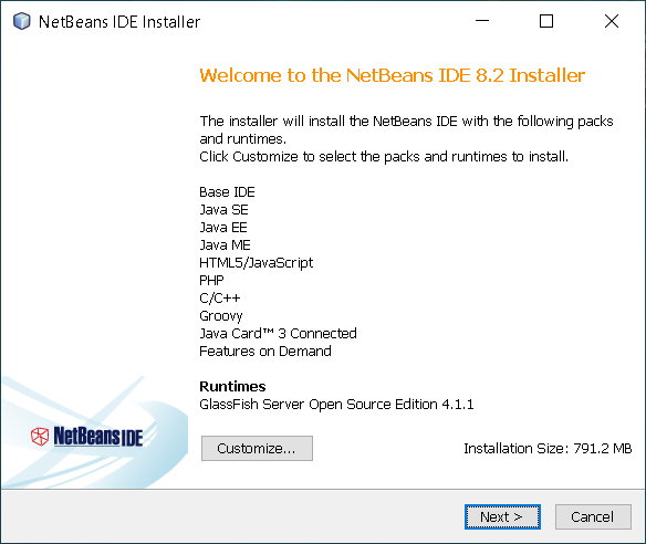 Step 2 - Install NetBeans 8.2 on Windows