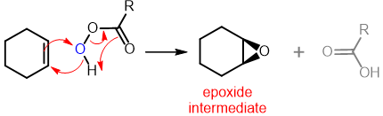 anti dihyroxylation mechanism step 1