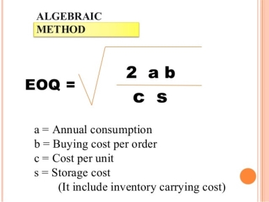 Inventory management rqm, eoq, im