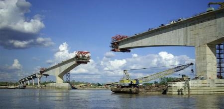 Balanced Cantilver Bridge Construction