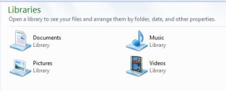 Access your files in Libraries