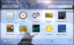 Select Gadgets for your Desktop