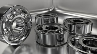 Ball bearings is a good example of reducing friction by using rolling friciton.