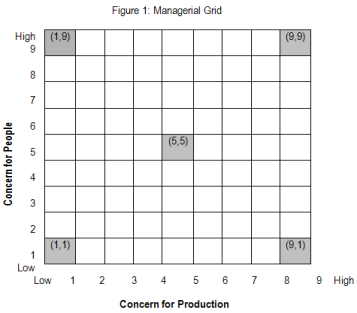 Blake and Moutons Managerial Grid