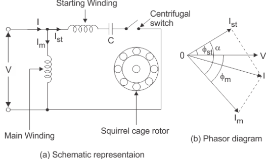 Types of Single Phase Induction Motor | Split Phase Capacitor Start Run Shaded  Pole | Electrical4U