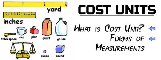 What is Cost Unit | Measurements used as cost units