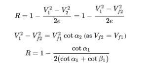 degree of reaction of francis turbine