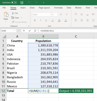 Basic Excel Formulas - List of Important Formulas for Beginners