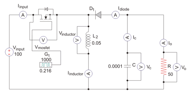 circuit of Buck-Boost converter