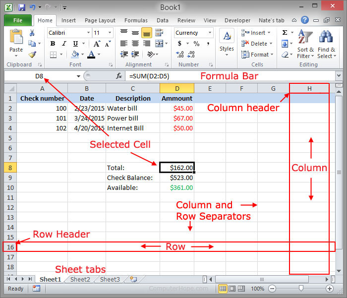 Spreadsheet