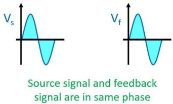 phase diagram of positive feedback amplifier