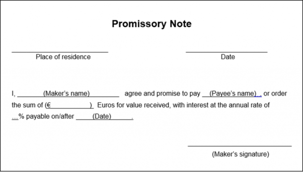 Promissory Note - Definition and Parties involved | Paiementor