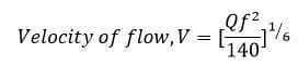 Velocity of flow