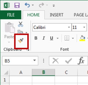 Using Excel Format Painter