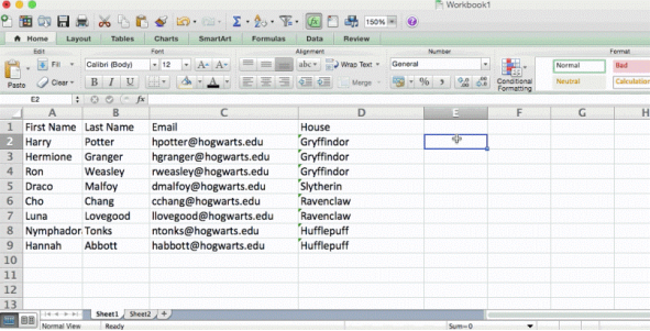 COUNTIF formula in Excel