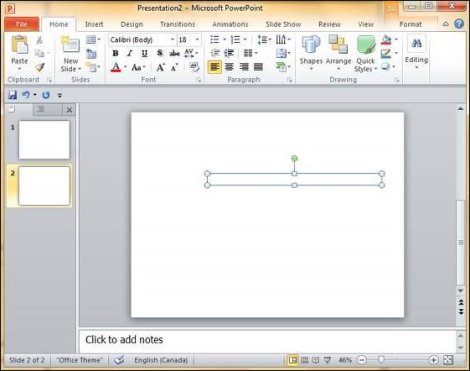 Microsoft PowerPoint 2010