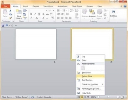 Microsoft PowerPoint 2010