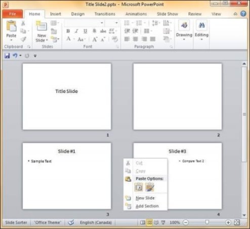 Microsoft PowerPoint 2010