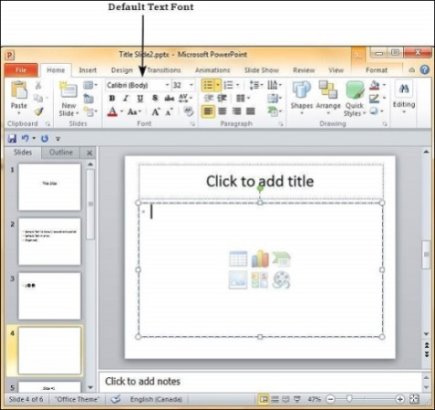 Microsoft PowerPoint 2010