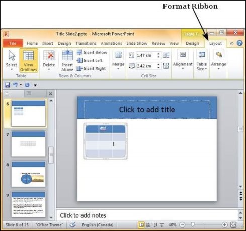 Microsoft PowerPoint 2010