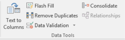 Data Validation in Microsoft Excel