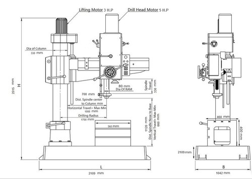 MMT New Brand High Performance Radial Drilling Machine ...