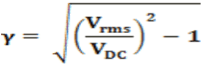 Ripple factor formula 