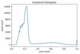 Maize root histogram